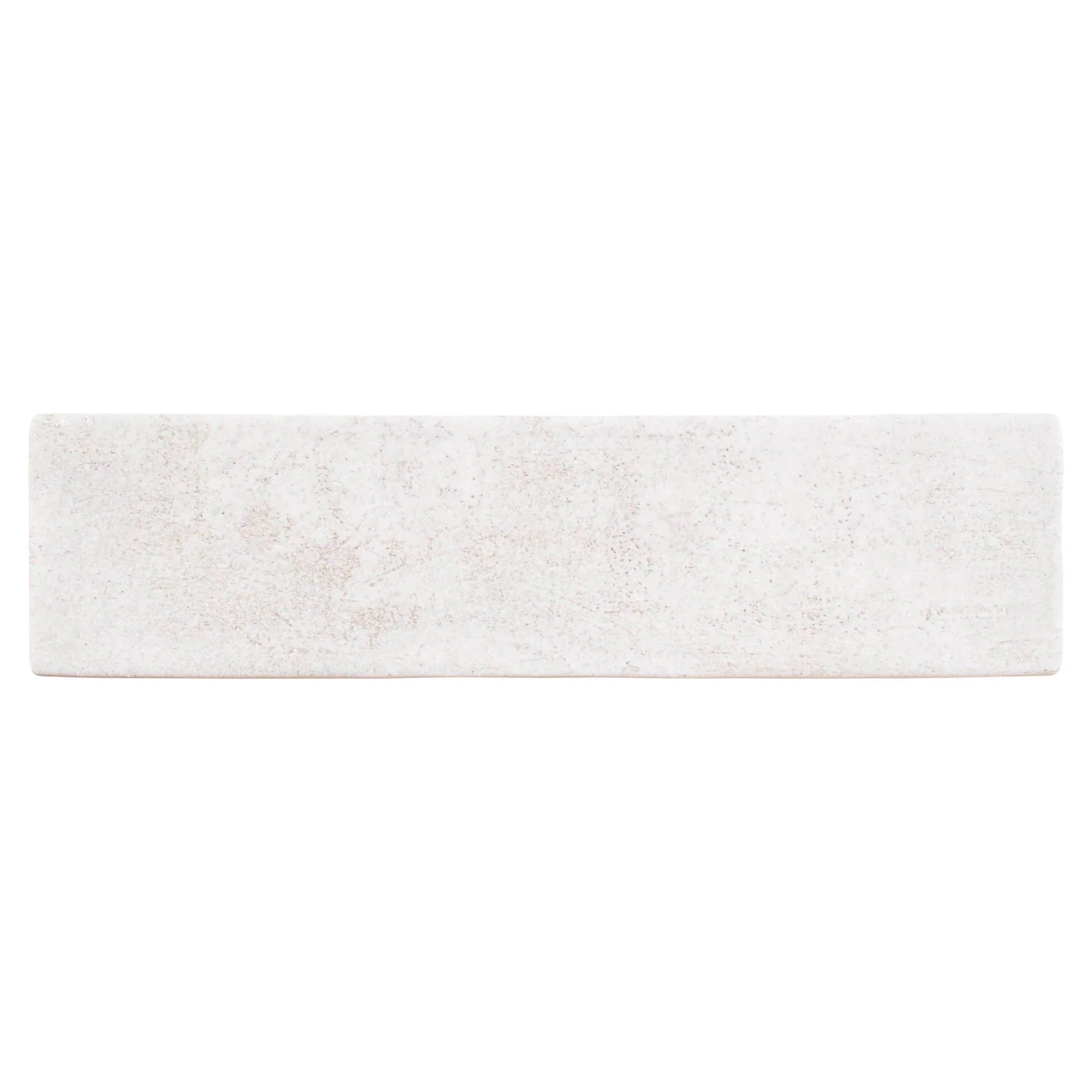 Bellagio - Rythmique Collection - 3" x 12" Ceramic Tile - White