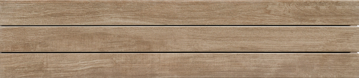 Emser Tile - Enhance - Radiant - 8&quot; x 18&quot; - Extruded Glazed Porcelain - Oak