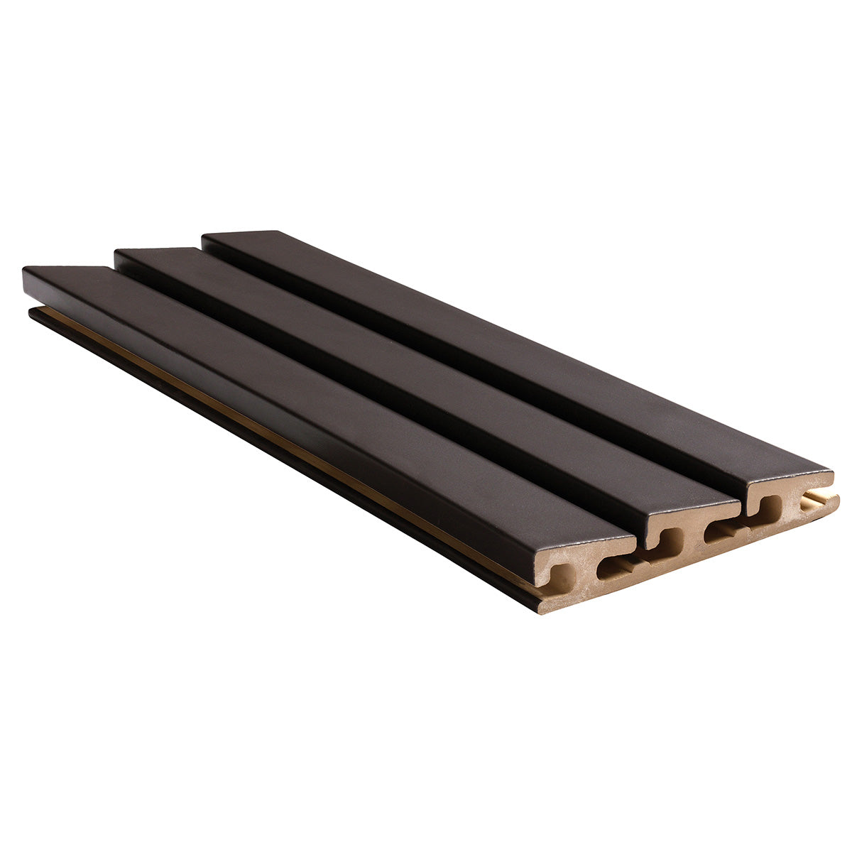 Emser Tile - Enhance - Radiant - 6&quot; x 16&quot; - Extruded Glazed Porcelain - Wave Black