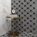 Arizona Tile - Natural Stone - Stone Mesh Patterns - Harlow Nero - Installed