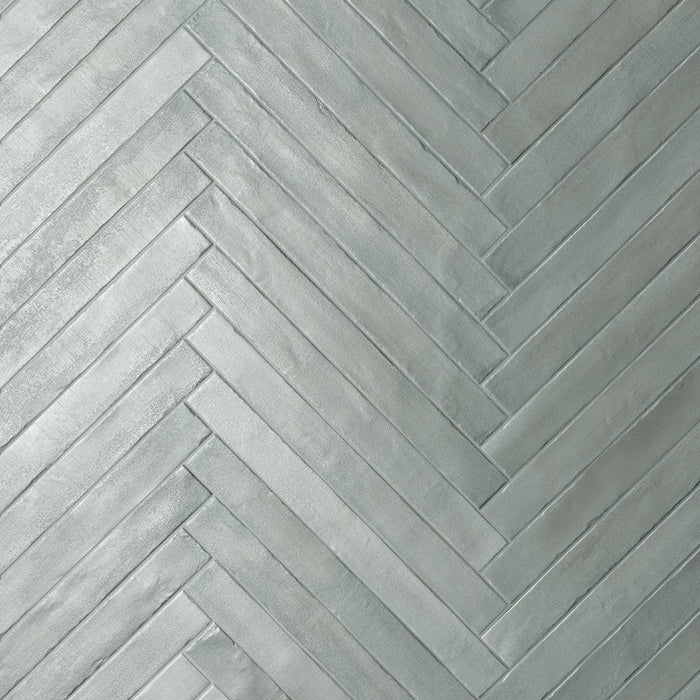 Rondine - Iridescent Collection - 2 in. x 18 in. Porcelain Tile - Grey