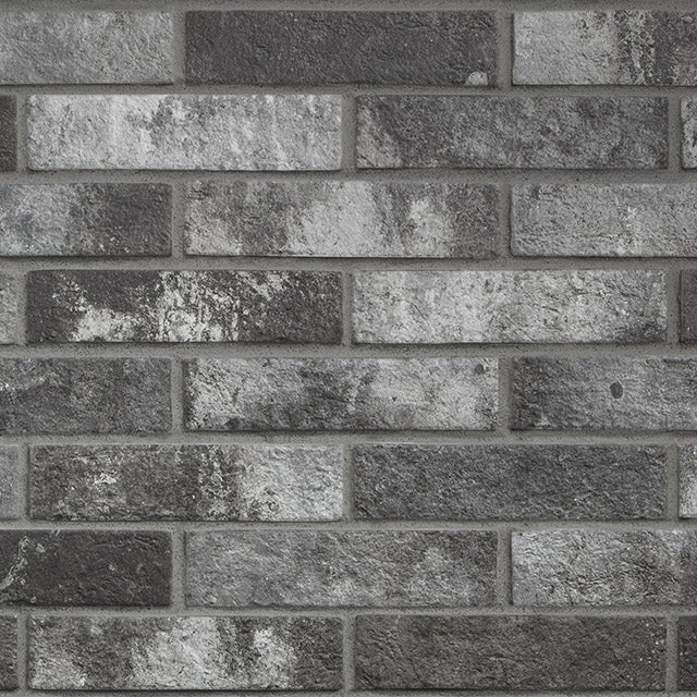 Rondine - London Collection - 2 1/3 in. x 10 in. Porcelain Tile - Charcoal