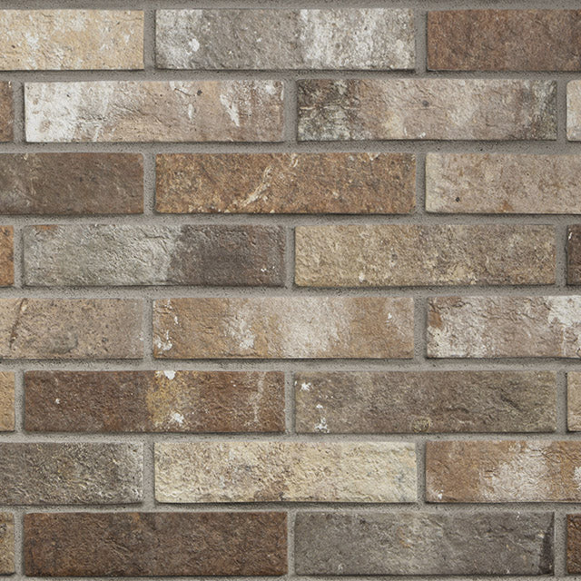 Rondine - London Collection - 2 1/3 in. x 10 in. Porcelain Tile - Multicolor