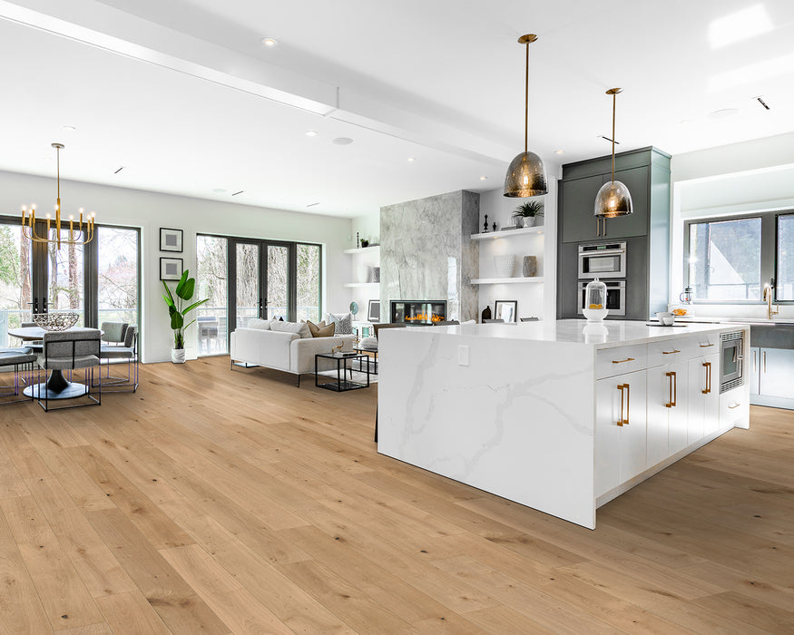 LW Flooring - Paradise Island - 10 1/4" x 86 5/8" RL - Engineered Hardwood - Rosario Kitchen Install
