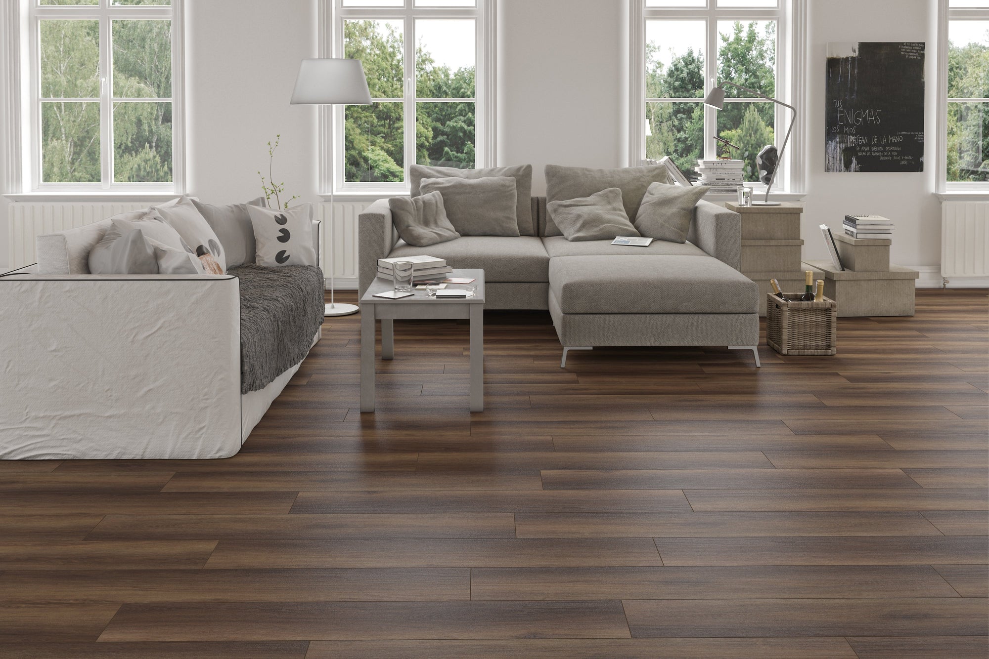 Floors 2000 - Grove Collection 7 in. x 48 in. Luxury Vinyl - Rosewood