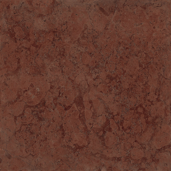 Unicom Starker - Marmorea Collection - 3 in. x 3 in. Tile - Rosso Verona