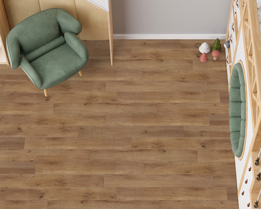 LW Flooring - Riverstone 7" x 60" Rigid Core Vinyl - Ruby Splash