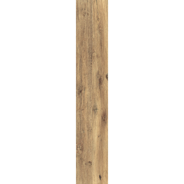 Moma Ceramiche - Chalet - 8" x 48" Wood Look Porcelain Tile - Brown Anti-Slip