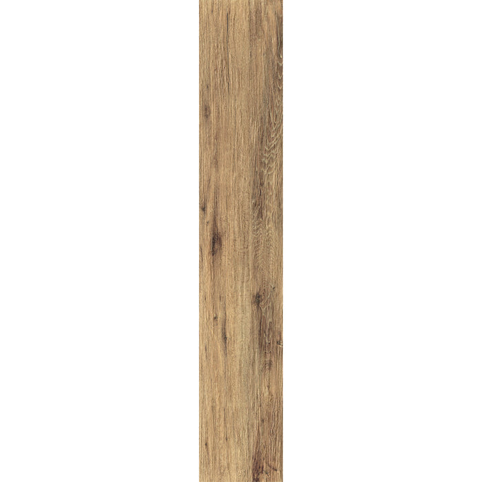 Moma Ceramiche - Chalet - 8" x 48" Wood Look Porcelain Tile - Brown