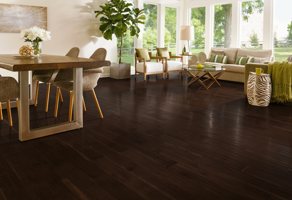 Hartco - American Scrape Solid Hardwood - River House Installed