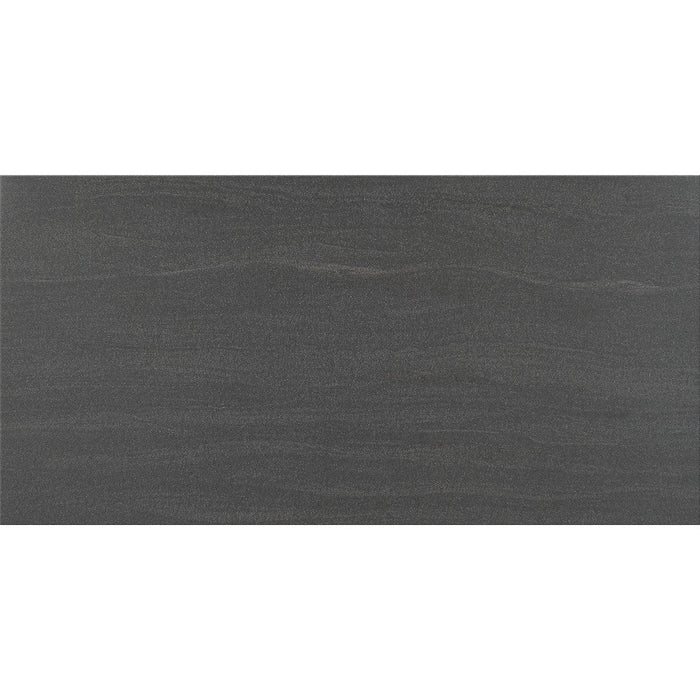 Marazzi - Sabbia Marmo 12 in. x 24 in. Matte Porcelain Tile - Black