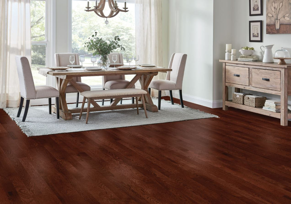 Bruce - St. Vincent Solid Hardwood - White Oak Cherry 3 1/4 in Room scene