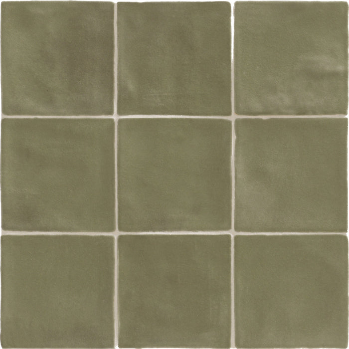 Soci Tile - Fika 4" x 4" - Kale Matte