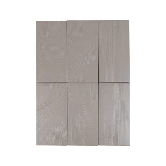 Lungarno - Spatula 3.5" x 7" Full-Body Porcelain Tile - Ember Variation