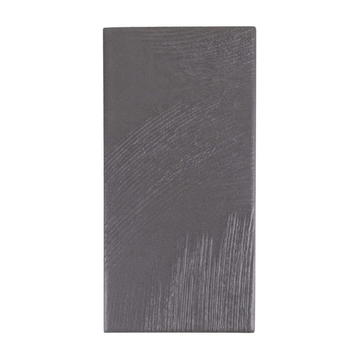 Lungarno - Spatula 3.5" x 7" Full-Body Porcelain Tile - Midnight Slate