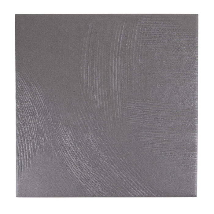 Lungarno - Spatula 7" x 7" Full-Body Porcelain Tile - Midnight Slate