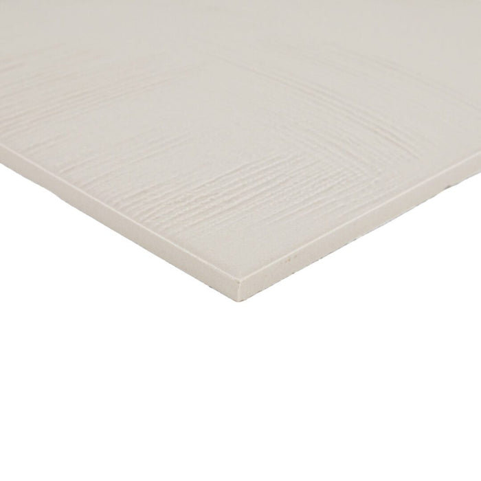 Lungarno - Spatula 7" x 7" Full-Body Porcelain Tile - Plaster Corner