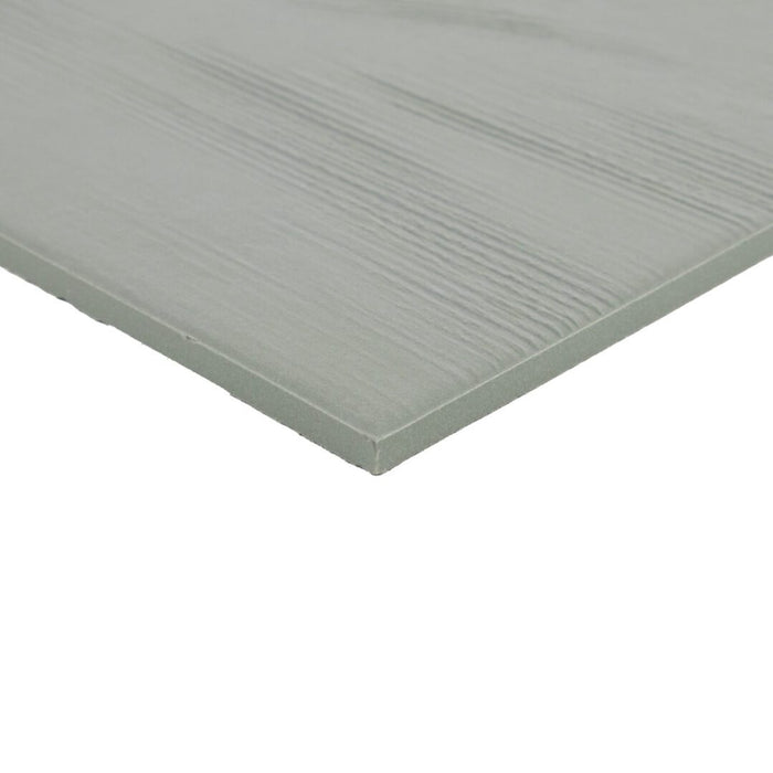 Lungarno - Spatula 7" x 7" Full-Body Porcelain Tile - Sage Mist corner view