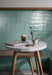 Bellagio - Sarmento Collection - 3" x 8" Plain Porcelain Tile - Celdor wall installation