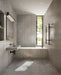 Bellagio - Sarmento Collection - 3" x 8" Linear Deco Porcelain Tile - Arden wall installation