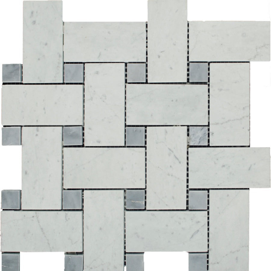 Soci Tile - Classic Series - Imperial Basketweave - Glacier Blend