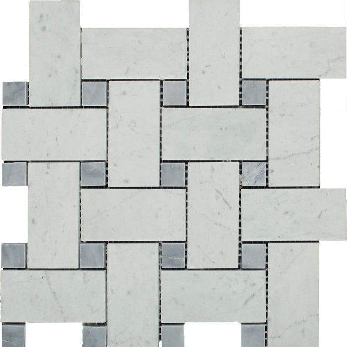 Soci Tile - Classic Series - Imperial Basketweave - Glacier Blend