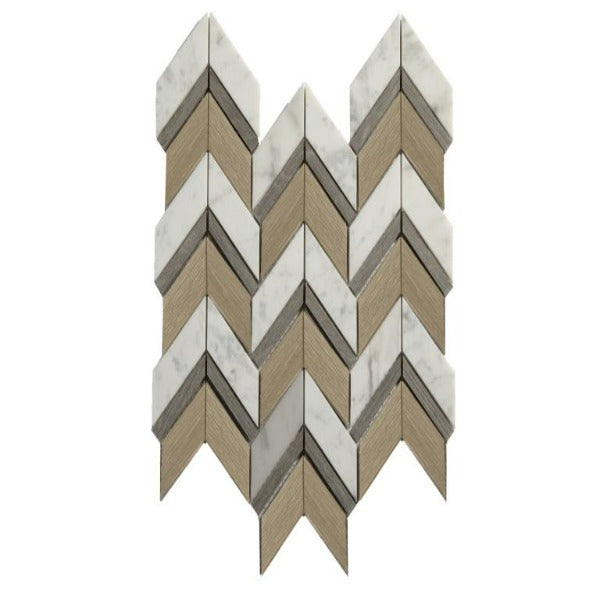 Soci Tile - Riser Pattern - Ashwood Blend