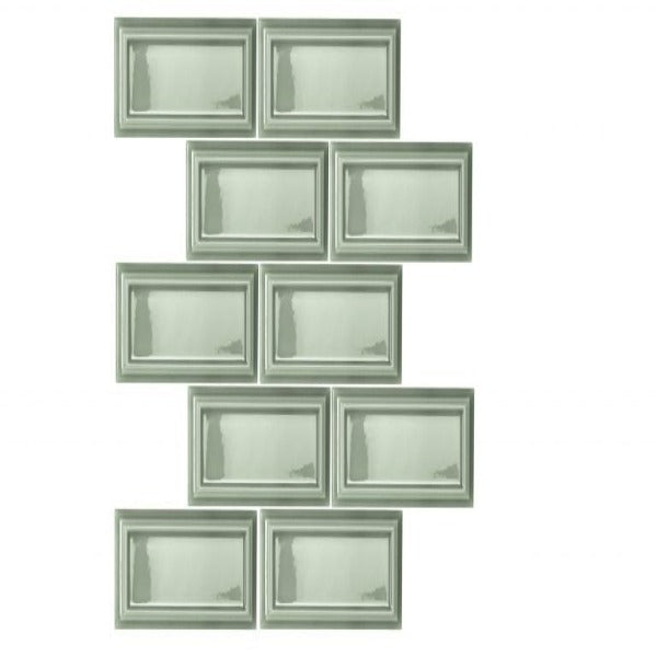 Soci Tile - 2.5&quot; x 5&quot; Brick - Hampton Mink