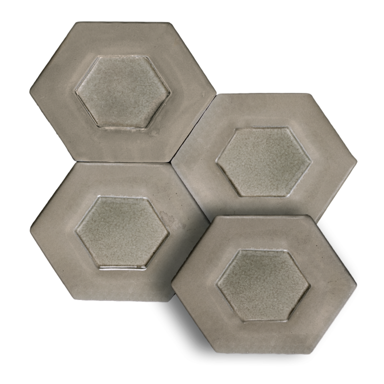 Soci Tile - Dual Hexagon - Gray