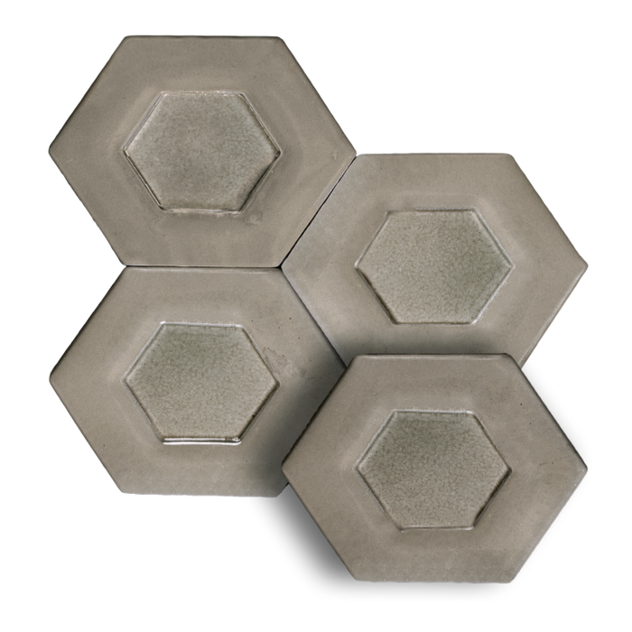 Soci Tile - Dual Hexagon - Gray