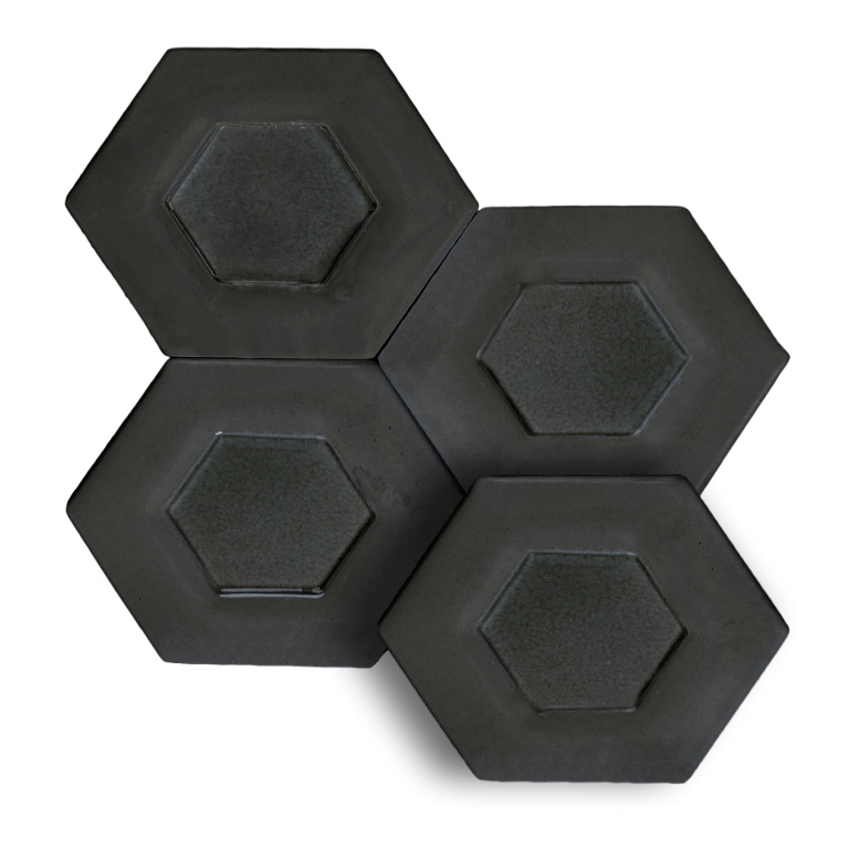 Soci Tile - Dual Hexagon - Carbon