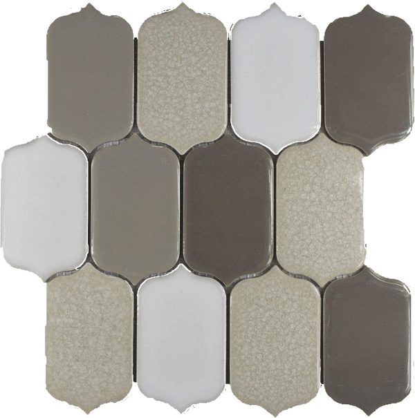 Soci Tile - Picket Pattern - Raffia Blend