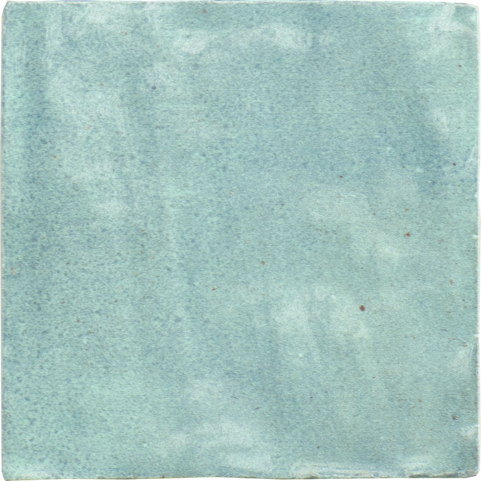 Specialty Tile - Fez - 4&quot; x 4&quot; - Ceramic Wall Tile - Matte - Aqua