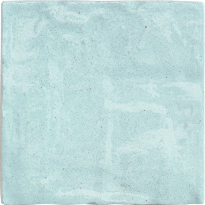 Specialty Tile - Fez - 4&quot; x 4&quot; - Ceramic Wall Tile - Matte - Sky