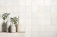 Specialty Tile - Fez - 4" x 4" - Ceramic Wall Tile - Glossy - White Installed