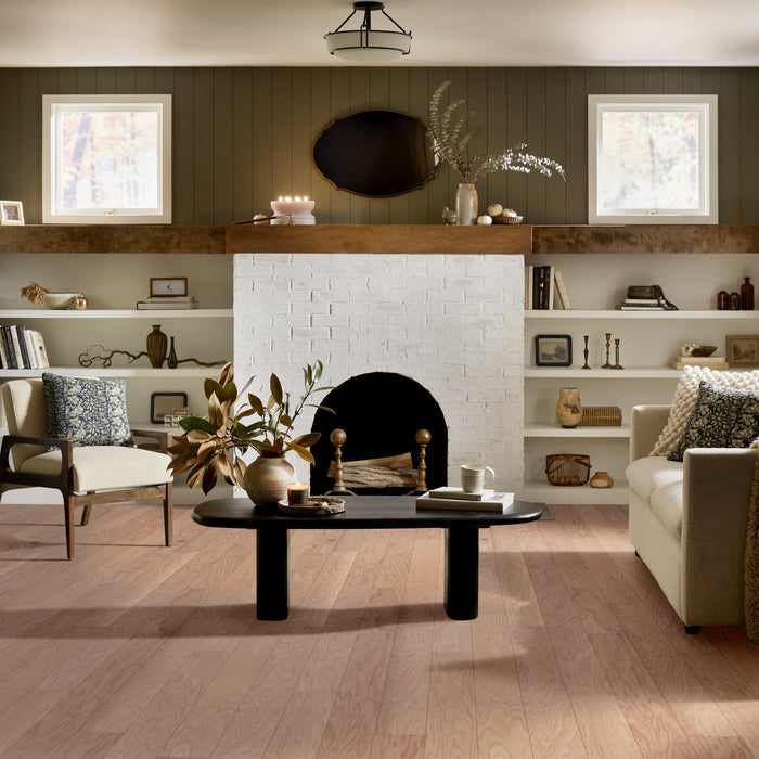 Shaw - Albright Oak 5" Hardwood SW582 - Biscuit LG Living Room