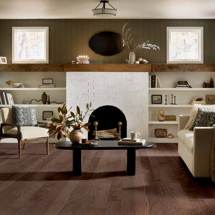 Shaw - Albright Oak 5" Hardwood SW582 - Kona LG Room Scene