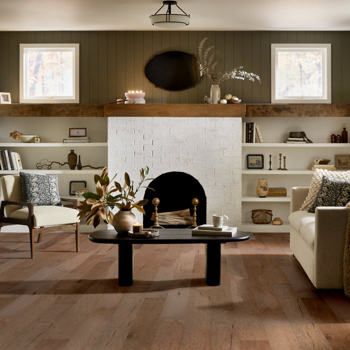 Shaw - Alpine Hickory Hardwood SW710 - Red Clay Living Room