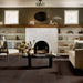 Shaw - Alpine Hickory Hardwood SW710 - Metro Brown Living Room