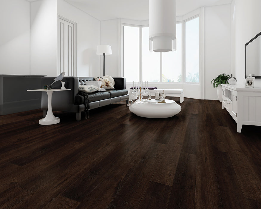 LW Flooring - Riverstone 7" x 60" Rigid Core Vinyl - Sapphire Wave Room Scene