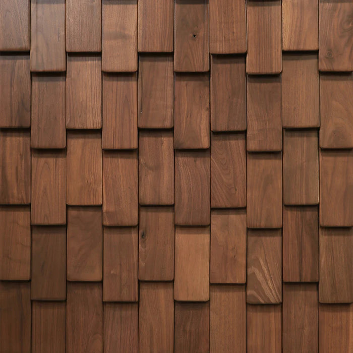 DuChateau - Scale Reckt Wall Coverings - Darkened Walnut