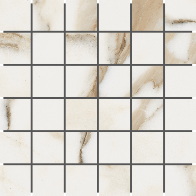 Rickert Tile - Calacatta Matte 2&quot; x 2&quot; Porcelain Mosaic