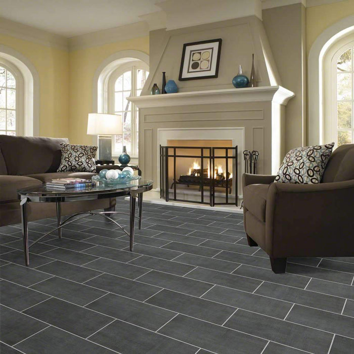 Shaw Floors - Tessuto Porcelain Tile - Fumo Lifestyle