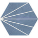 Soci Tile - Aura Decor Hexagon 9" x 10" Porcelain Tile - Sapphire