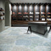 Soci Tile - Bohemian 24" x 24" Porcelain Tile - Blue Room Scene