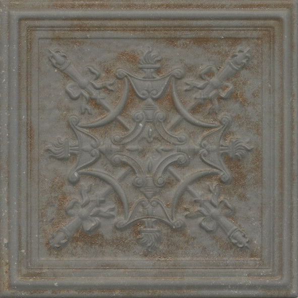 Soci Tile - Gatsby 8" x 8" - Charcoal Tin