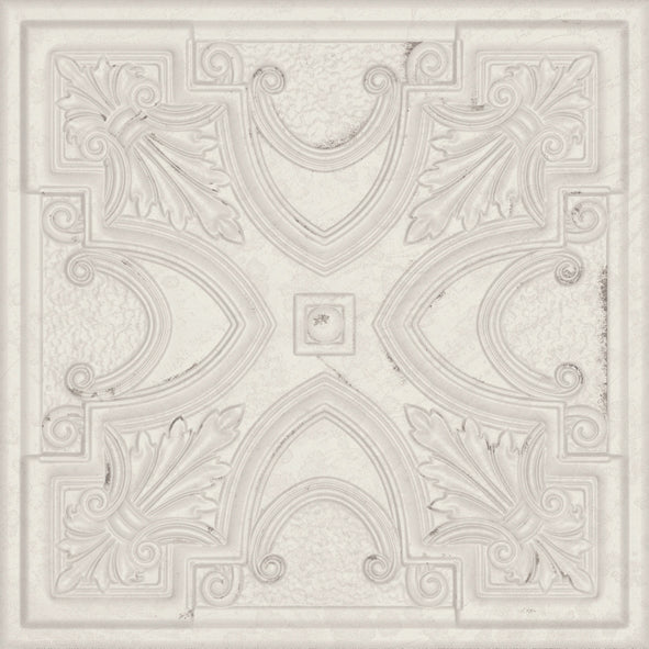 Soci Tile - Gatsby 8" x 8" - White Tin
