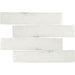 Soci Tile - Savannah 2" x 10" Tile - White Glossy