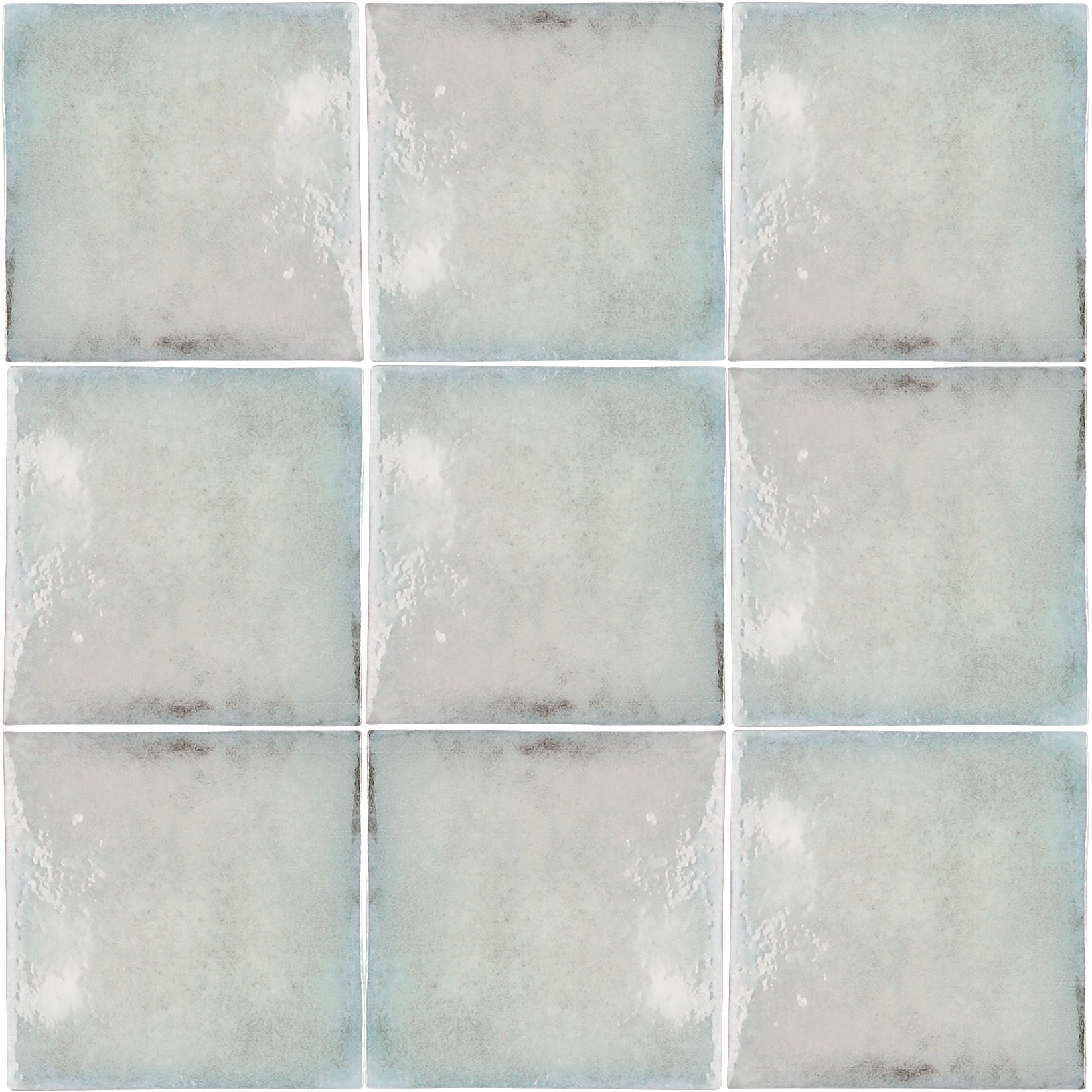  Soci Tile - Savannah 4" x 4" - Aquamarine Glossy