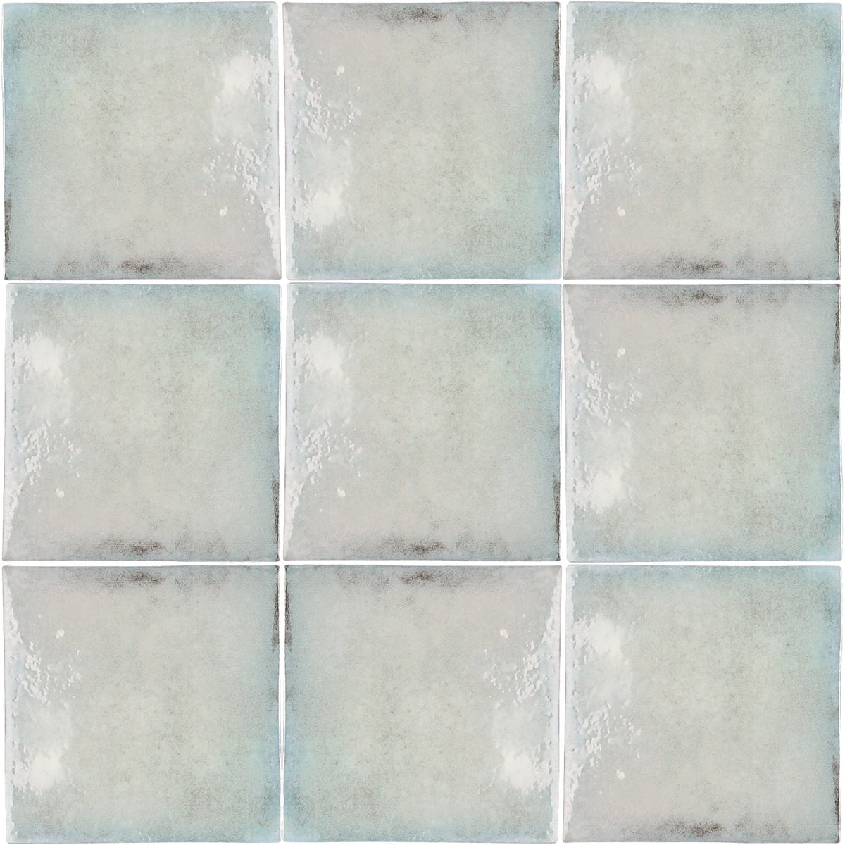  Soci Tile - Savannah 4&quot; x 4&quot; - Aquamarine Glossy